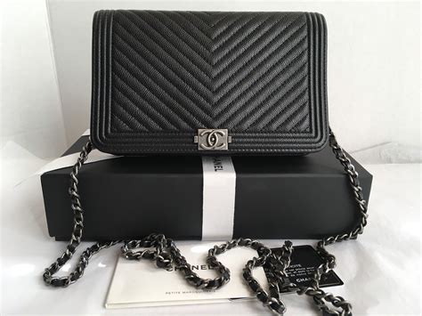 chanel chevron wallet|Chanel handbags on chain.